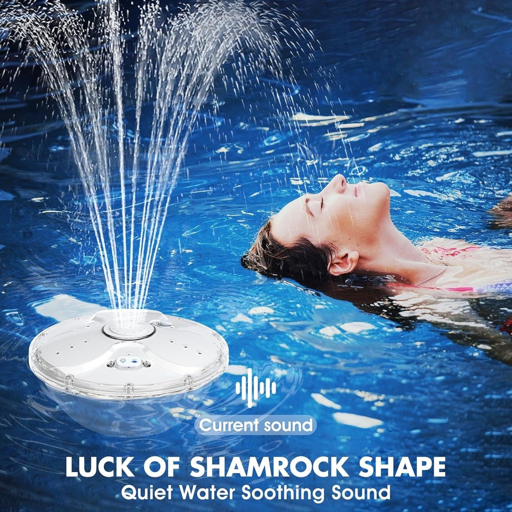 Upgraded Pool Fountain with Remote