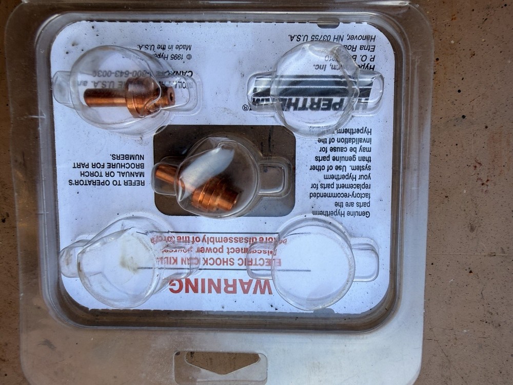 Hypertherm PowerMax Electrode - Pack of 2 (020382) - New - Open Package