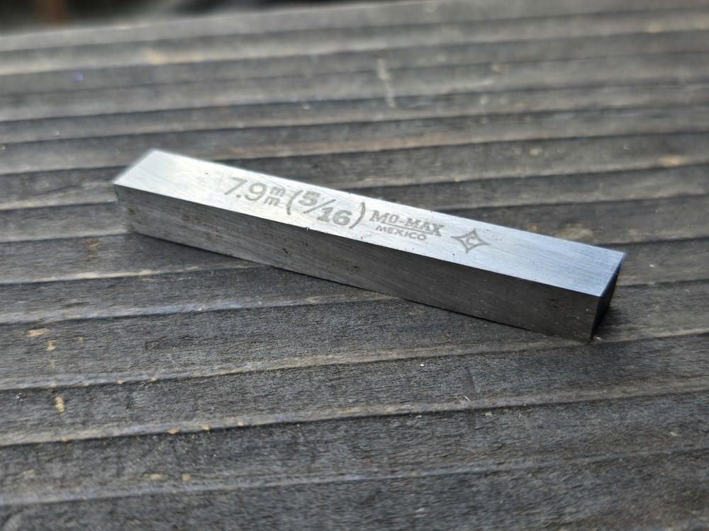 MO-MAX Cobalt Lathe Tool Bit Blank 5/16” 7.9mm Square Mexico