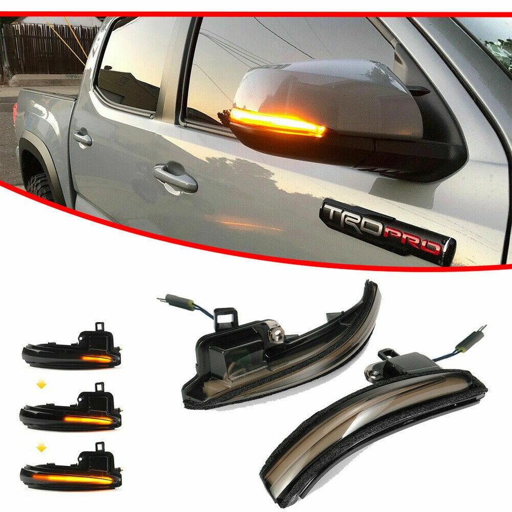 For Toyota RAV4 2019-2023 LED Side Mirror Sequential Dynamic Turn Signal Lights