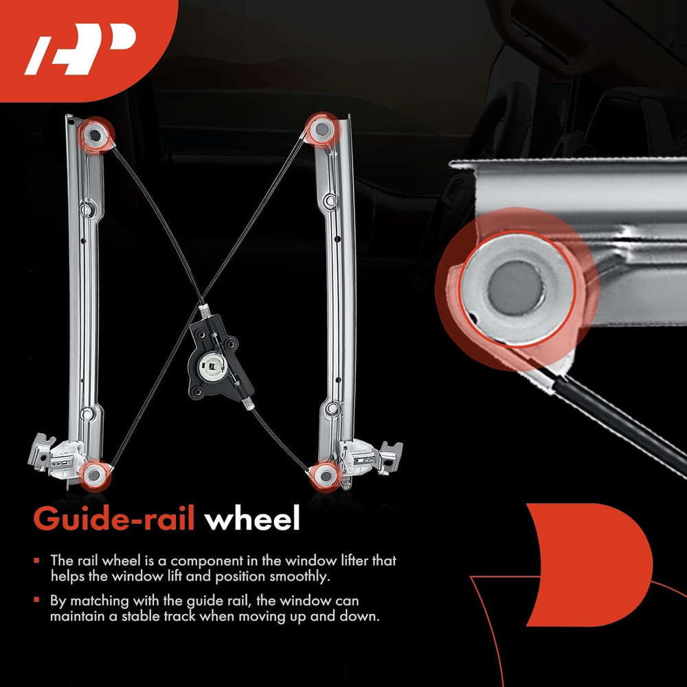 2004-08 Nissan Maxima Front Right Window Regulator–Compatible Replacement