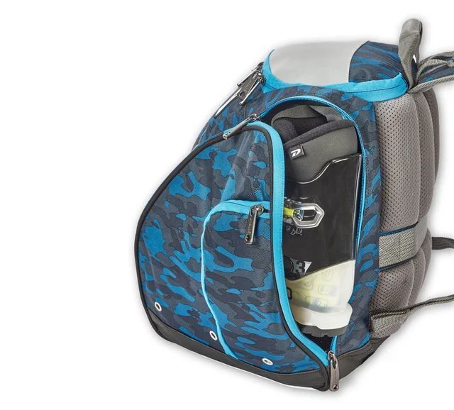 Athalon Alpine Jr. Boot Bag, Blue Camo