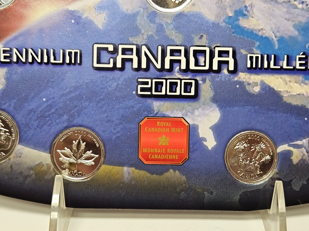 Canada 2000 Millennium Oval 13 Coin Commemorative Set