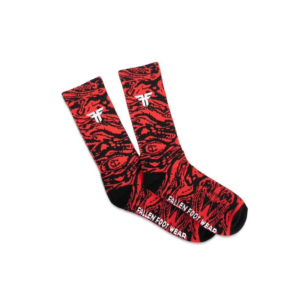Trademark Sock Red/Black