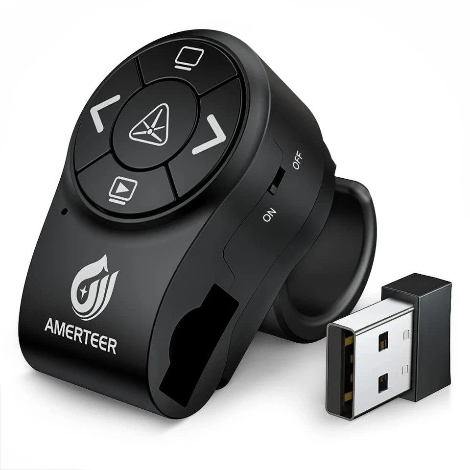 Wireless Presentation clicker for PowerPoint Presentations RF 2.4GH