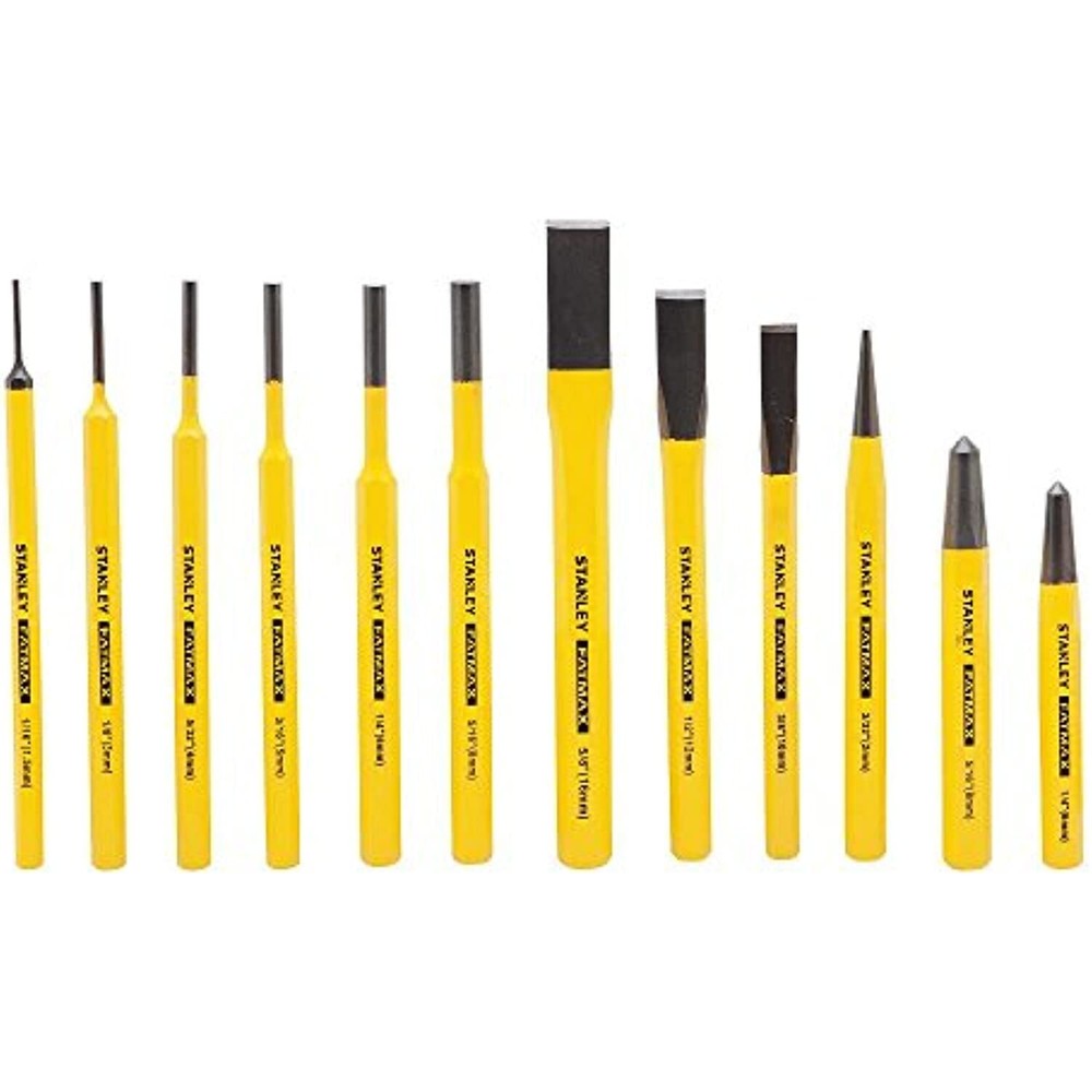 Stanley FMHT16573 FATMAX Punch and Chisel Set, 12 Piece