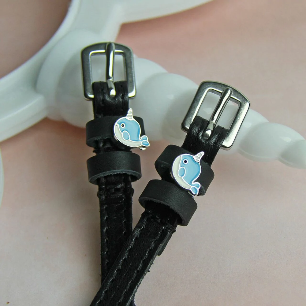 Narwhal Designer Spur Straps
