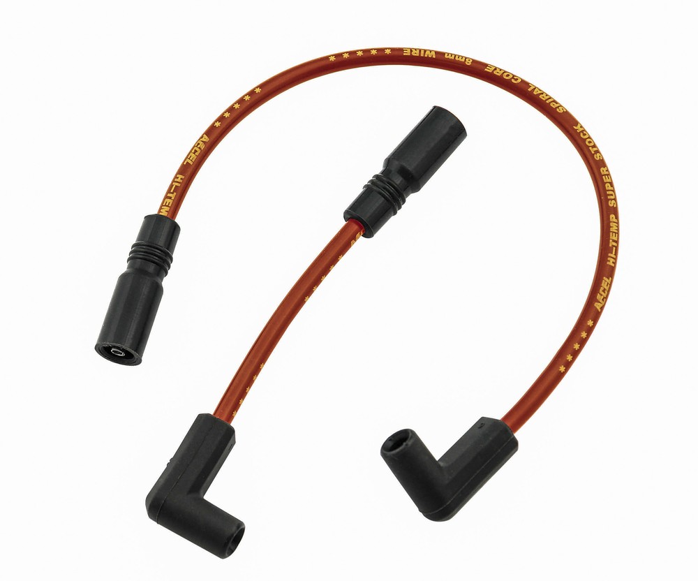 Accel 8mm Spark Plug Wire Set Red 171097-R