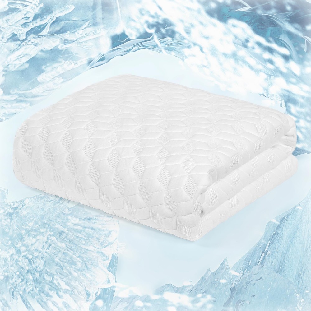 DOZ Mattress Protector, 100% Viscose Derived from Bamboo Surface, 3D Air Fabr...