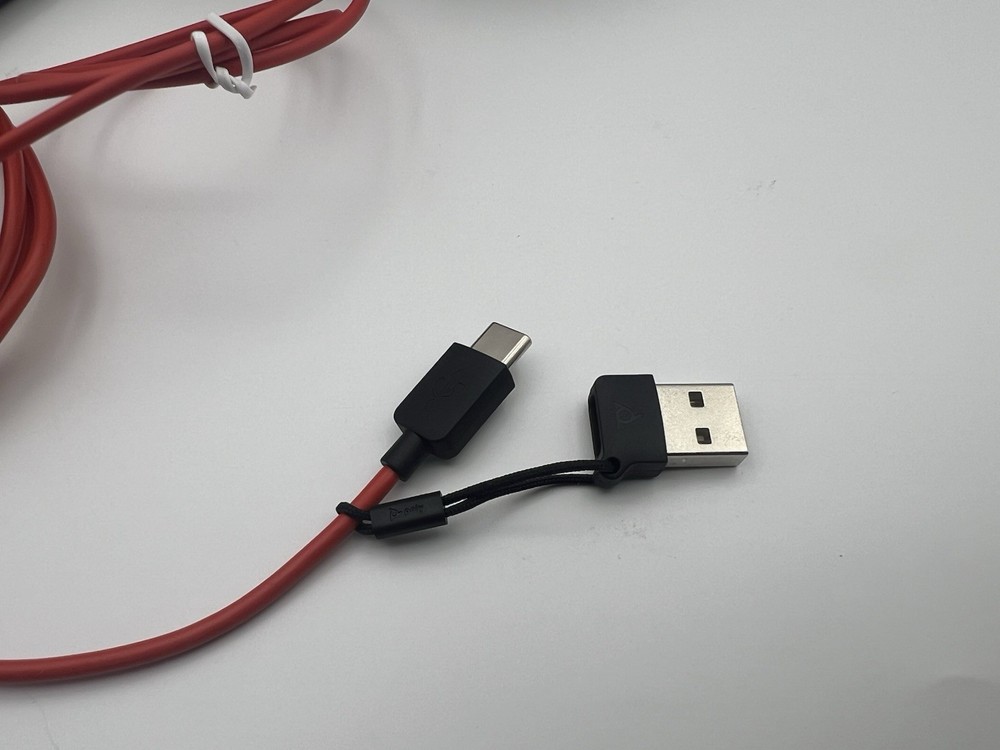 Poly Blackwire 3320 Wired USB Headset – USB-A & USB-C – New Open Box