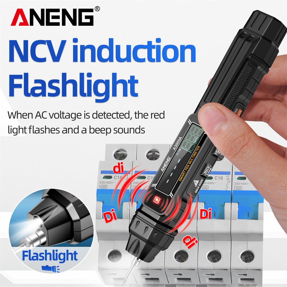 ANENG Professional Digital Multimeter Pen AC/DC Voltage Testing Essential To
