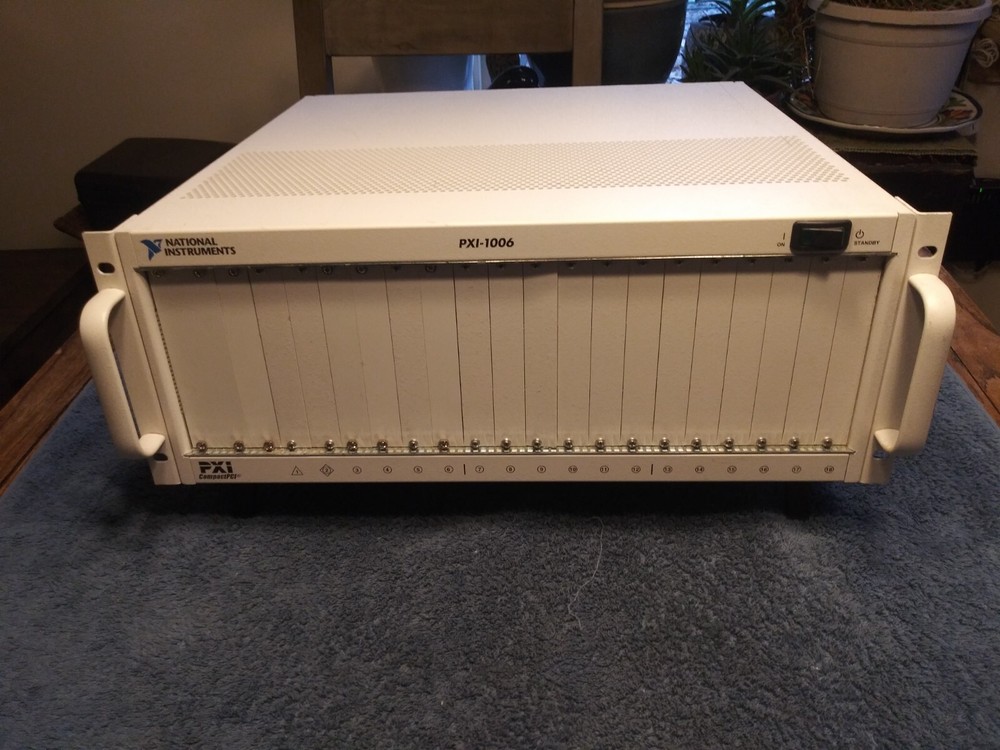 National Instruments PXI-1006 PXI Mainframe 18 Slots (Mainframe ONLY). 