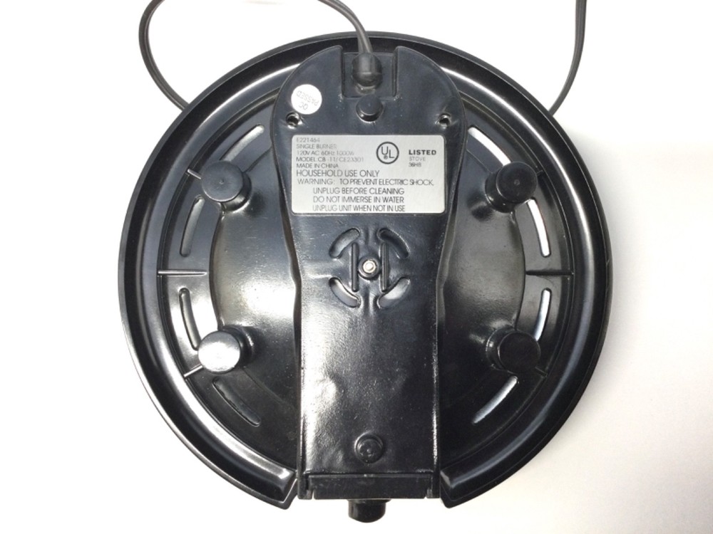 Continental Electric - Single Burner - 1000 watts - CE23301 - New Open Box