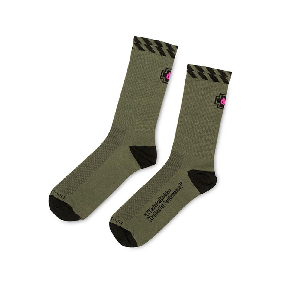 Muc-Off Technical Riders Socks - Green - Small 20462
