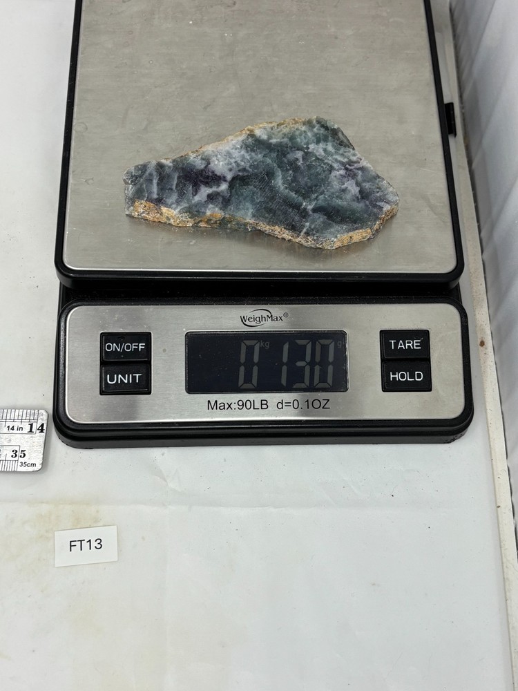 Fluorite slab Cabbing Lapidary Combo Ship Avail