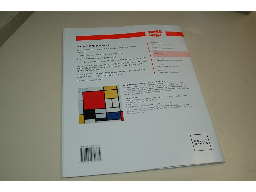 Eureka Math² Squared Kindergarten Module 3 Learn Student Book - Weight: 7.44 oz.
