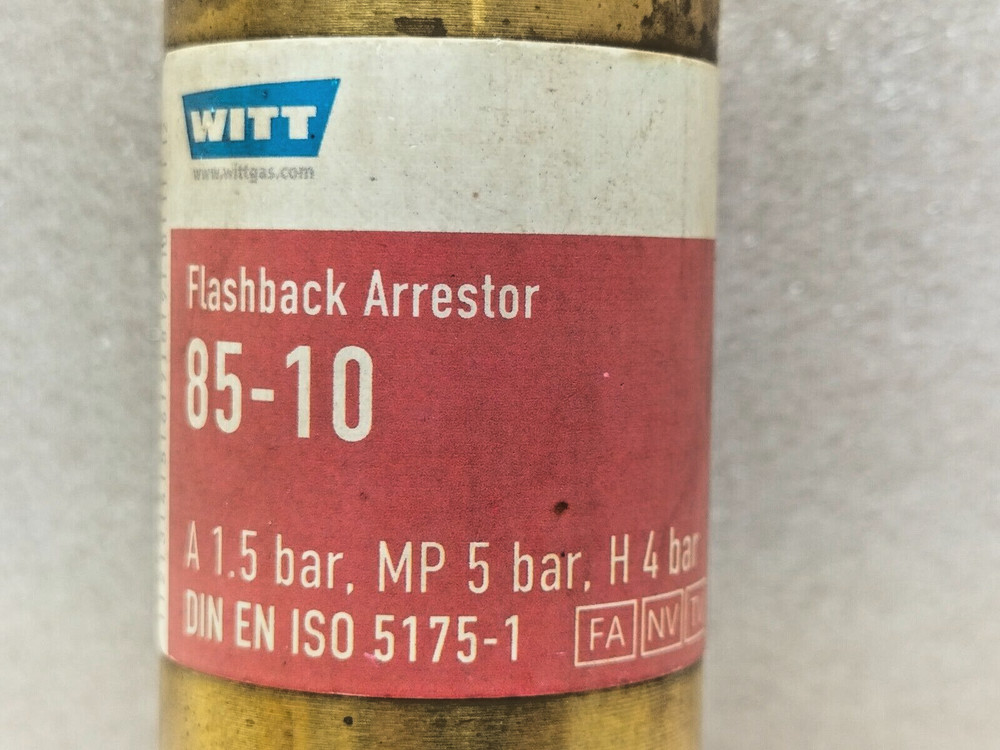 WITT 85-10 FLASHBACK ARRESTOR 5853721