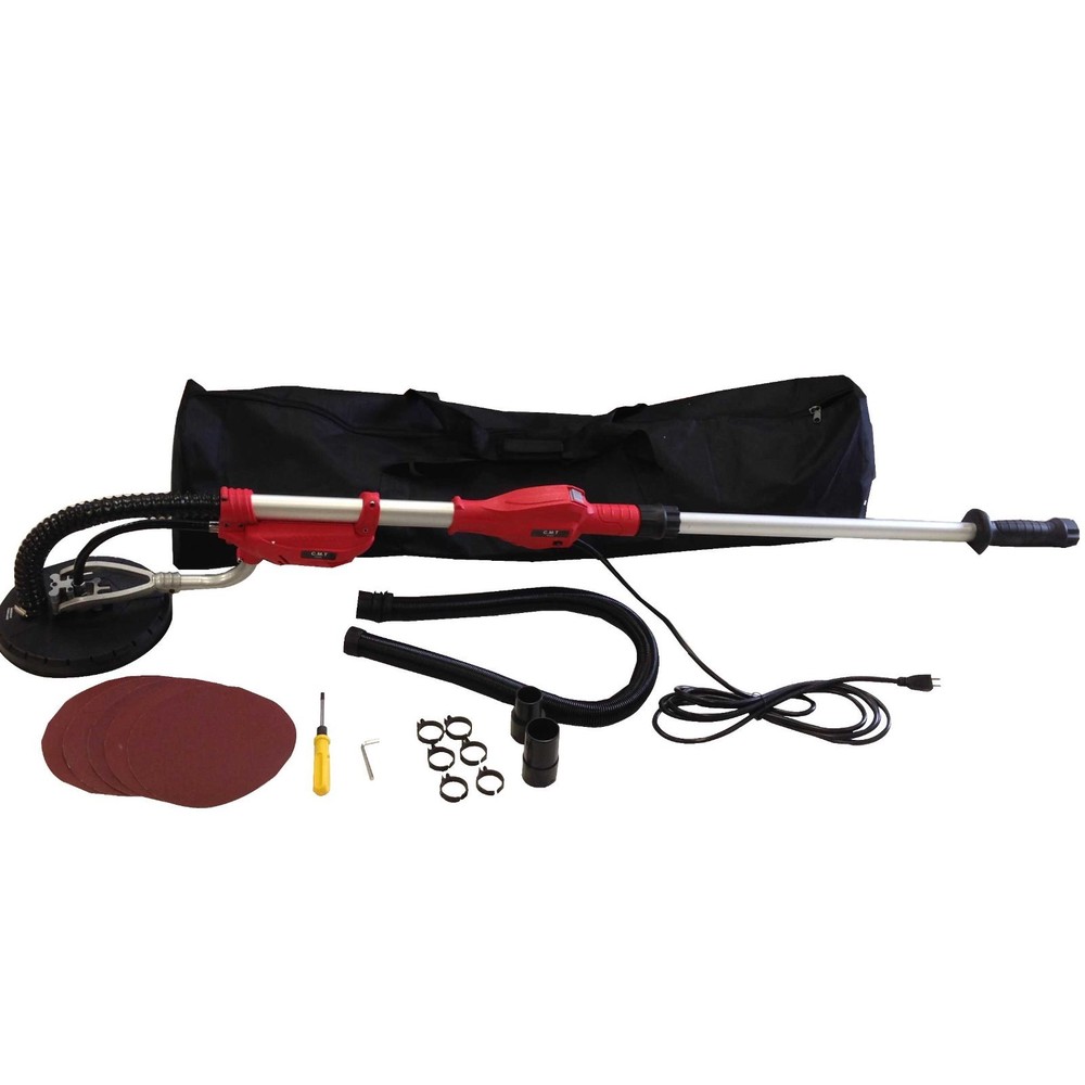 800W5FT ADJUSTABLE VARIABLE SPEED ELECTRIAL DRYWALL SANDER6PCS SAND PEPER W/CARY