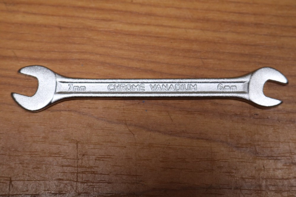 Stanley double open end metric spanner 6mm & 7mm 70-366 fixed head quality