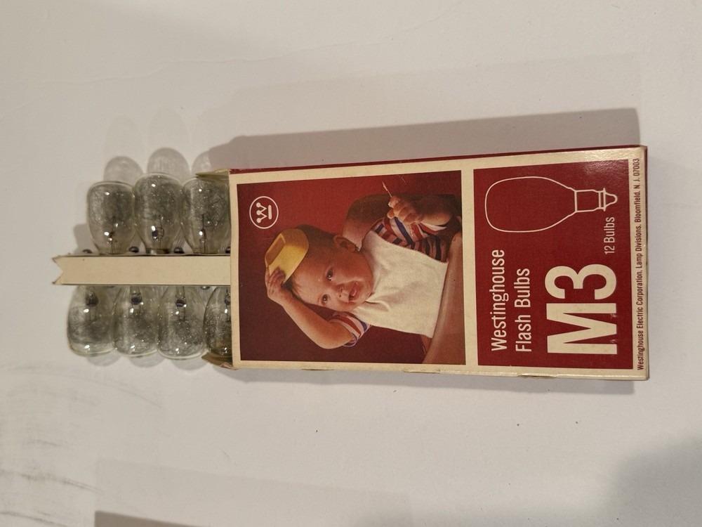 vintage camera flash bulbs Random Assortment & Polaroid Fill (unopened) Exp 1981
