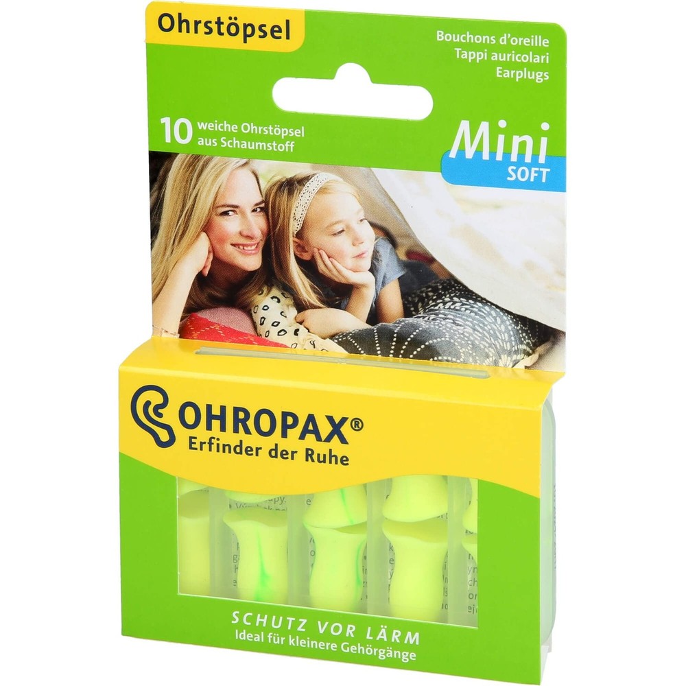 OHROPAX Mini Soft Earplugs, Anatomically Shaped in-Ear Plugs, for The Small E...