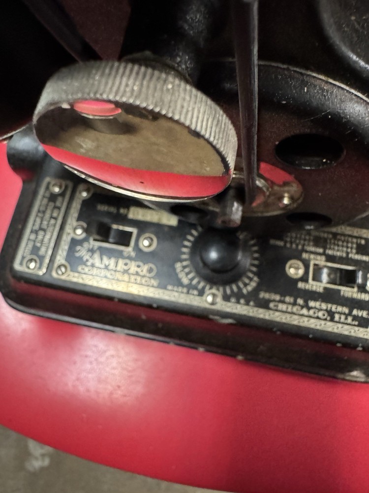 Vintage Ampro Precision Projector 8mm w/ Original Case