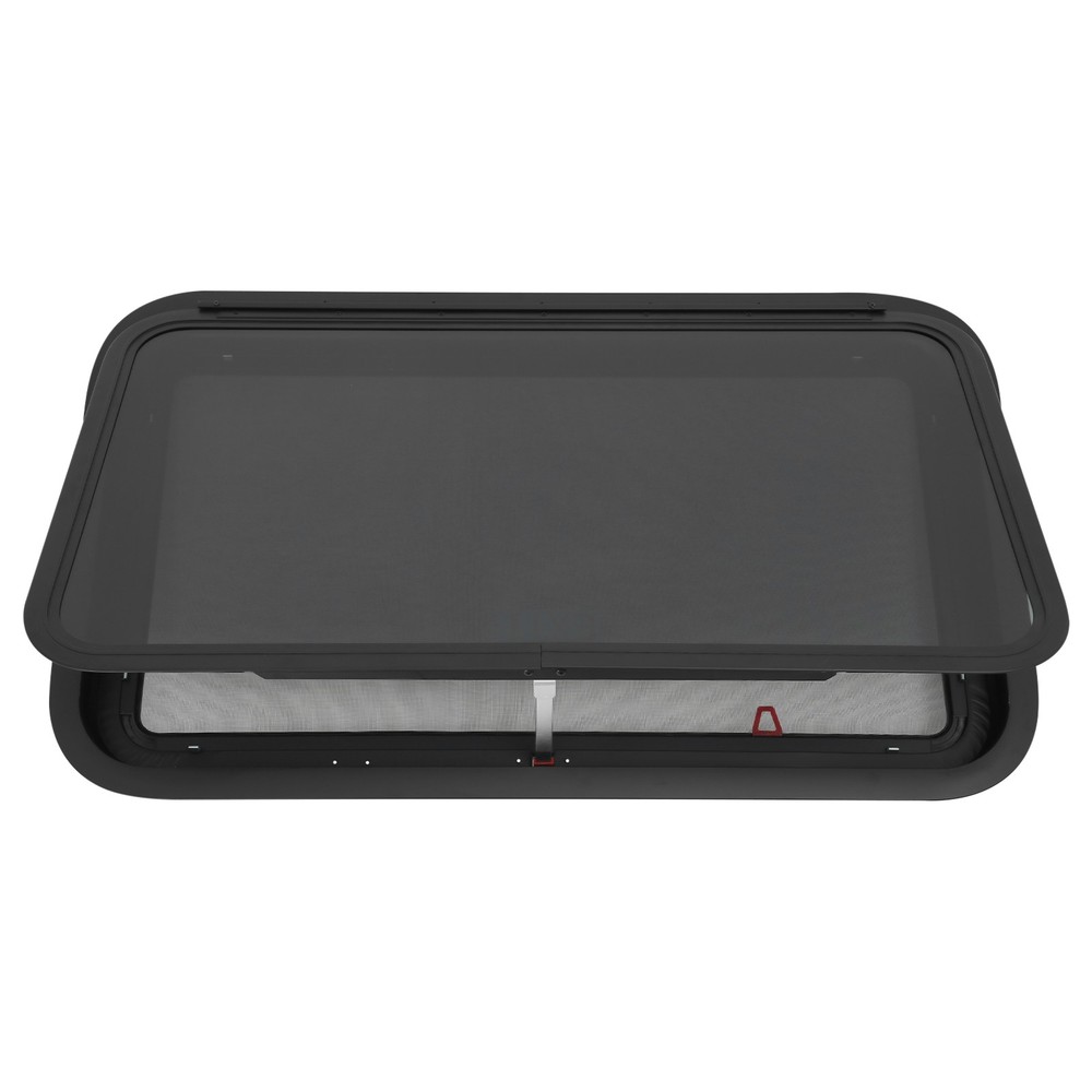 36" x 20" RV Exit Window with Trim Ring & Screen for Campers and Trailers