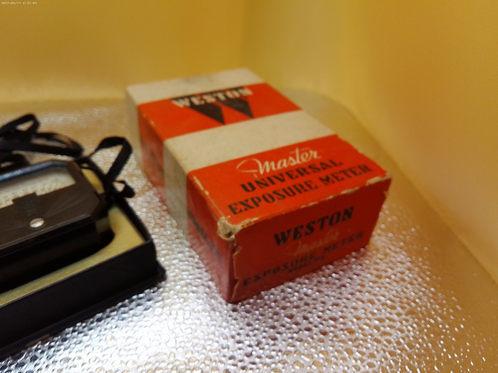 Weston master universal exposure meter in original box model 715