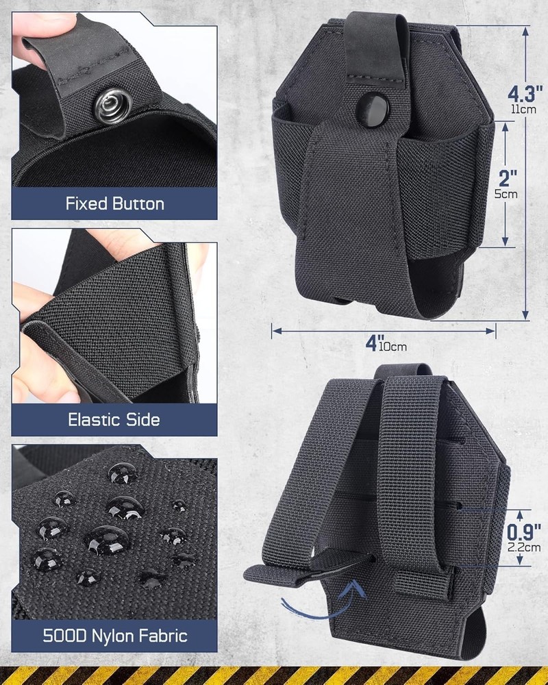 Handcuff Case Quick Release to Handcuffs, Molle Handcuff Pouch Fit Chain/Hinged/