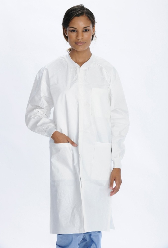 3660WHM Extra-Safe Knee Length SMS Lab Coats, Capacity, Volume, SMS, Medium, ...