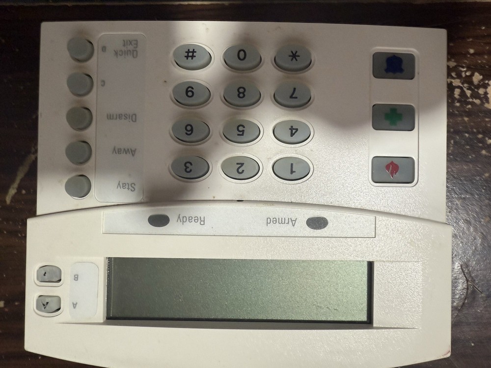 Interlogix GE Security Concord 600-1020 FTP-1000 Fixed LCD Keypad programmer