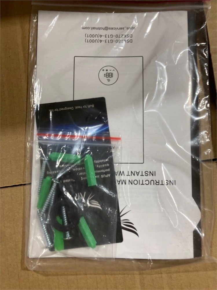 APUS 27kW Tankless Water Heater 240V 6.5GPM On Demand LED Gray