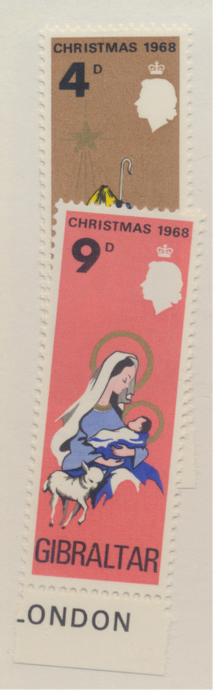 Gibraltar Stamps Scott #217 To 218, Mint Never Hinged