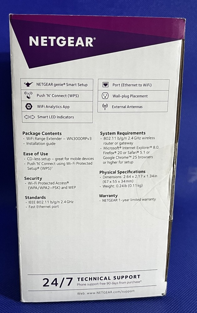 NETGEAR - WN3000RP – Universal WiFi Range Extender