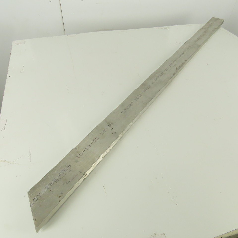 Kaiser 3/4"x 3" Rectangle 6061 T6511 Solid Aluminum Flat Bar x 56" Long