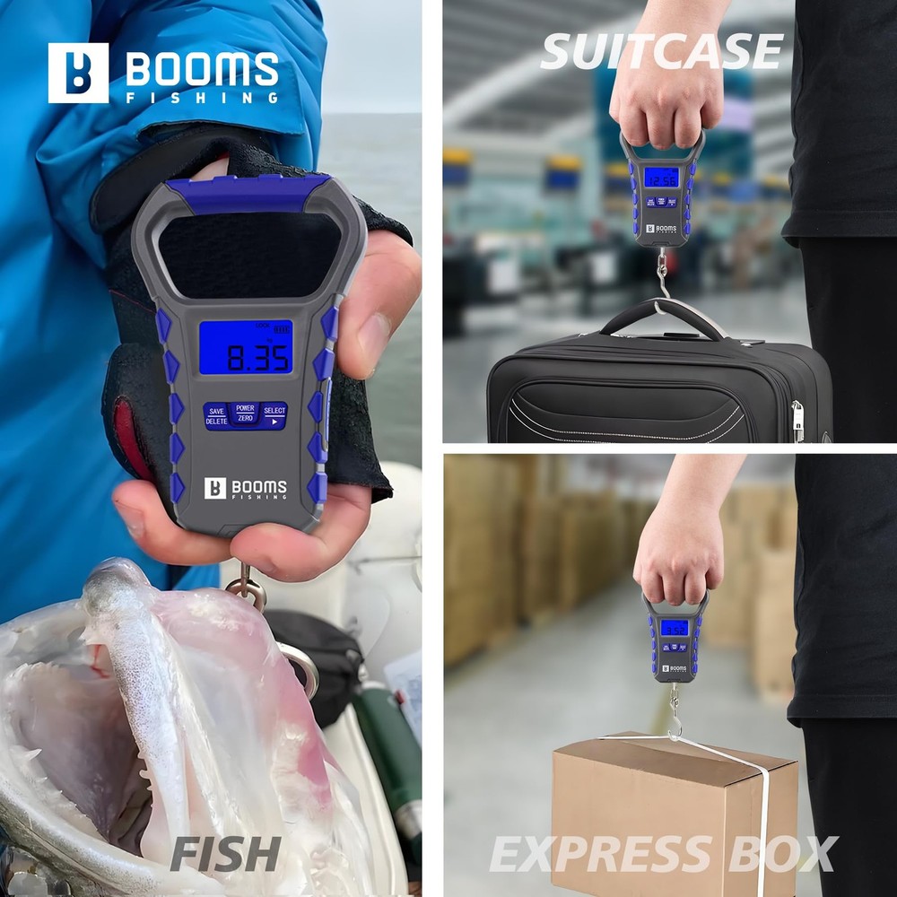 Digital Fish Scale: USB Charging Fish Weigher 65lb Capacity - Waterproof Lugg...