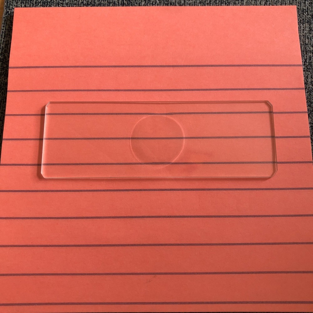 3”x1” Microscope Depression Slide