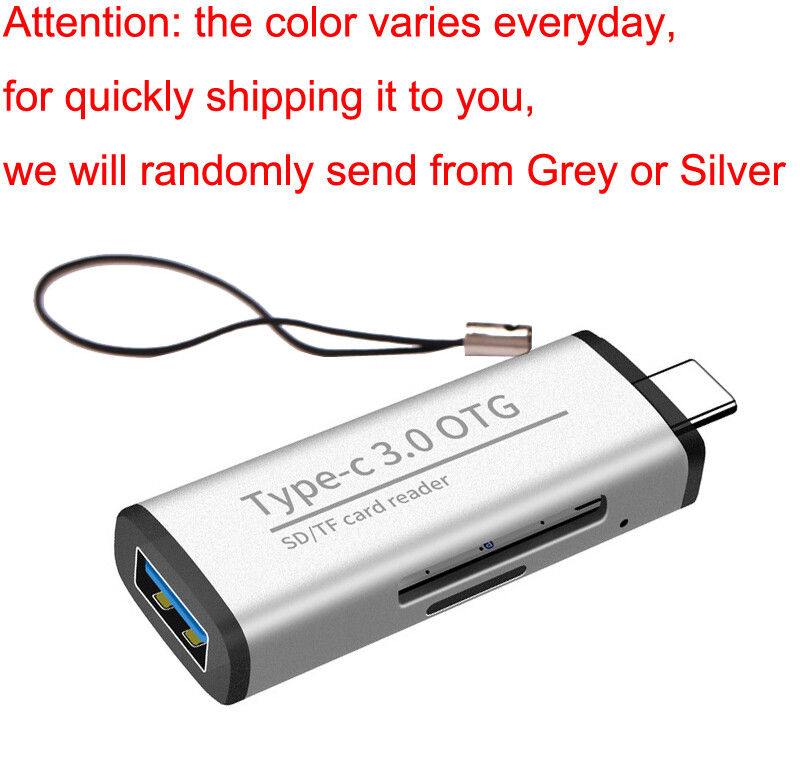 Type C USB 3.0 Flash Disk SD TF Card Reader for Macbook Type C OTG Android Phone