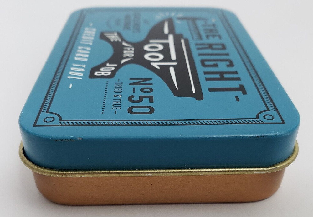 Gentlemen's Hardware 10 Tools Built into Credit Card Shaped Stainless Tool