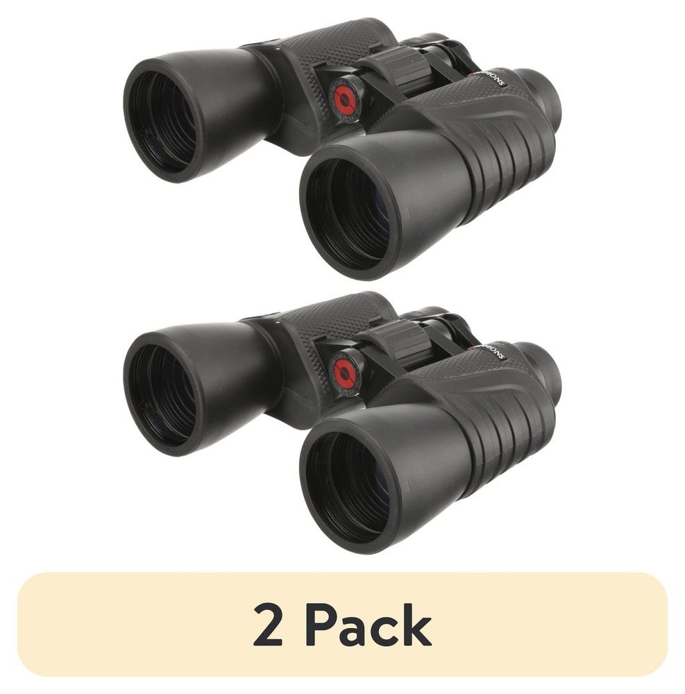 Prism Binoculars Black W/ Rubber Armor & Neck Strap – Durable