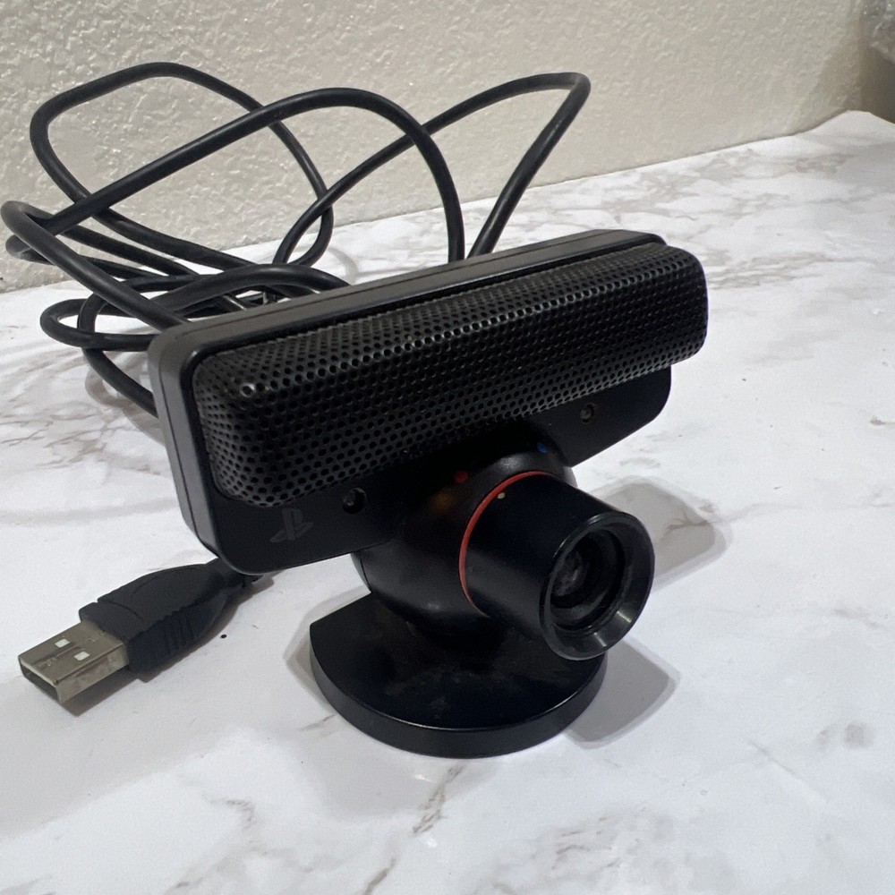 Genuine Sony PlayStation PS3 USB Move Motion Eye Camera - DVD Controller & Mic