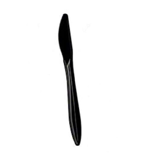 Dart K6BBPS, Style Select Medium Weight Black Polystyrene Knives, 1000/CS