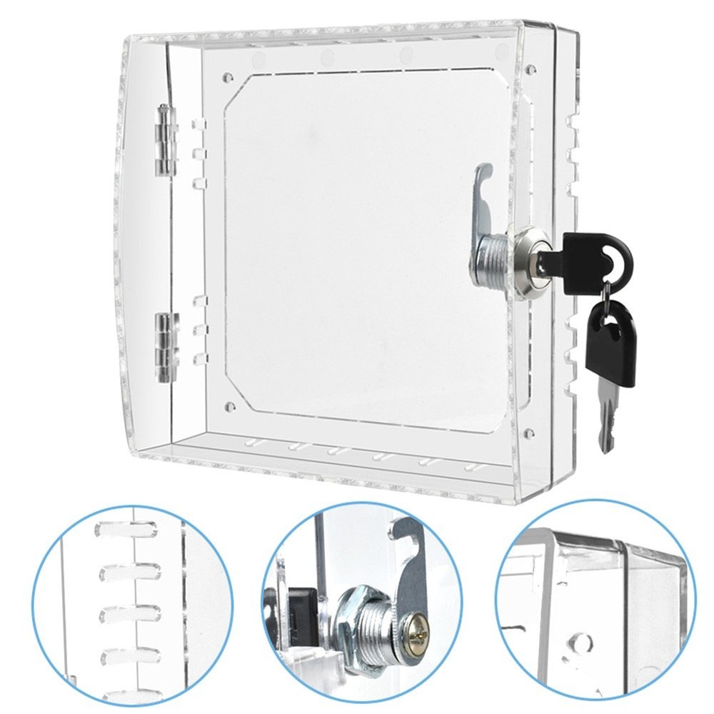 Lockable Transparent Guard Box for Energy Efficient Temperature Control
