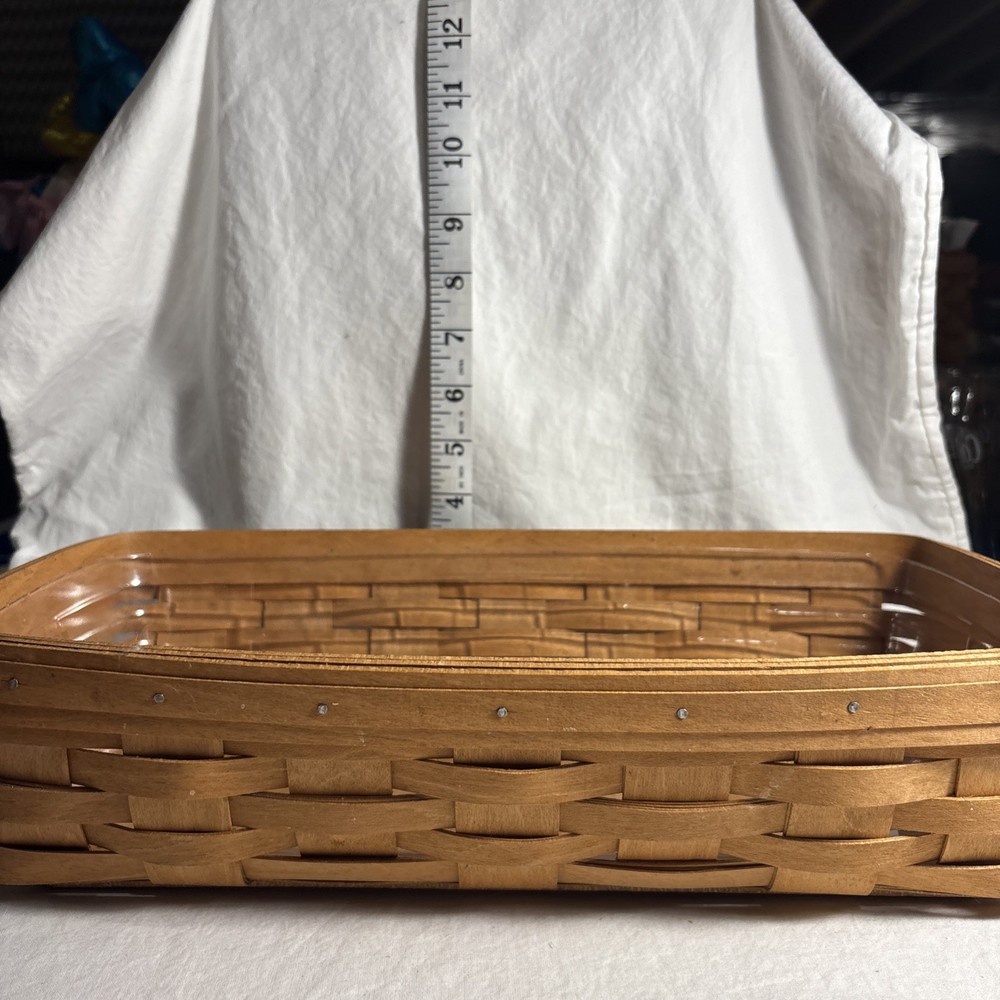 Longenberger Basket 2006 With Plastic Liner rectangle