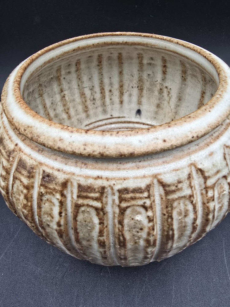 Linda Sheard Signed Handmade Pot Planter