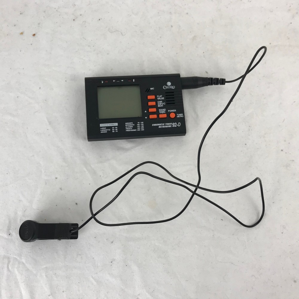 Cecilio Chromatic Tuner & Metronome. Model 92-D