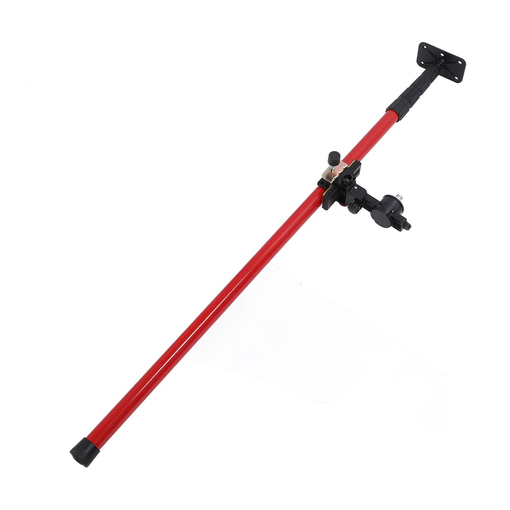 Level Pole 4m Telescopic Leveler Mounting Rod With 6mm 15.2mm Interface