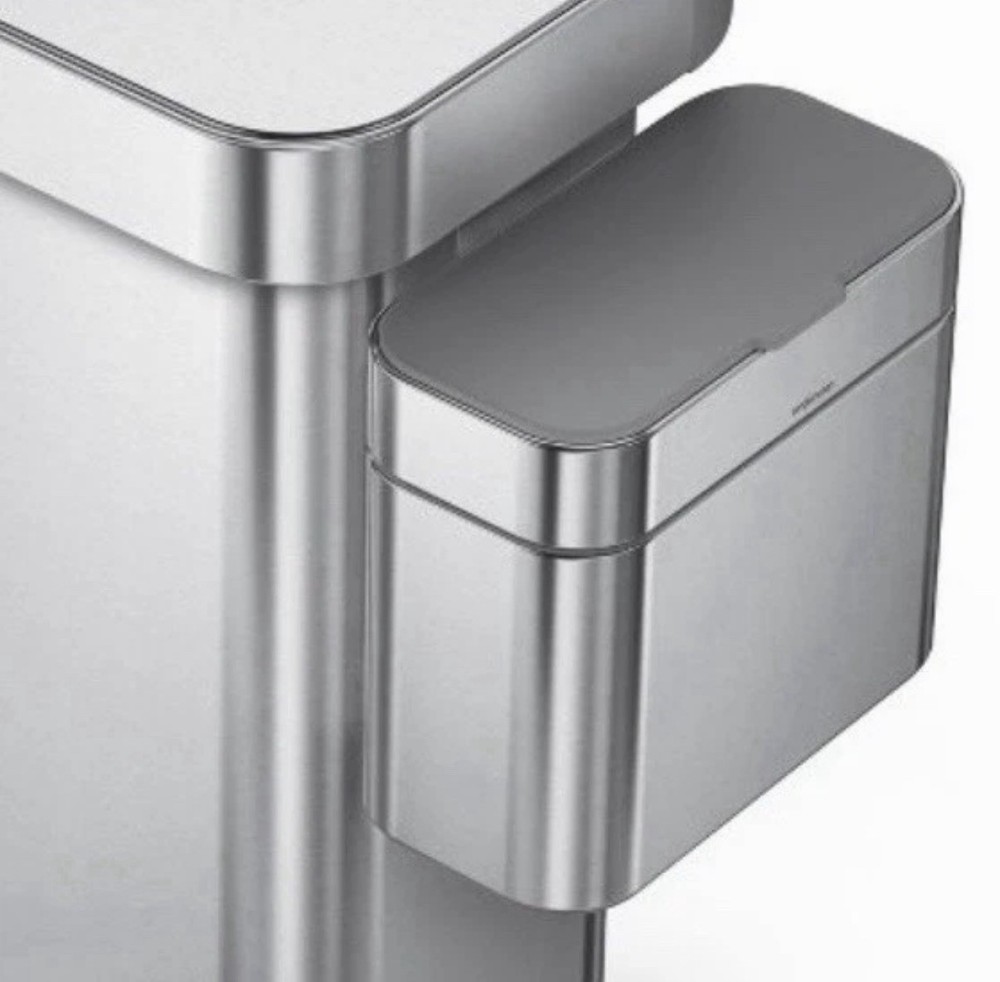simplehuman - 4L Compost Caddy Stainless Steel Brushed NEW