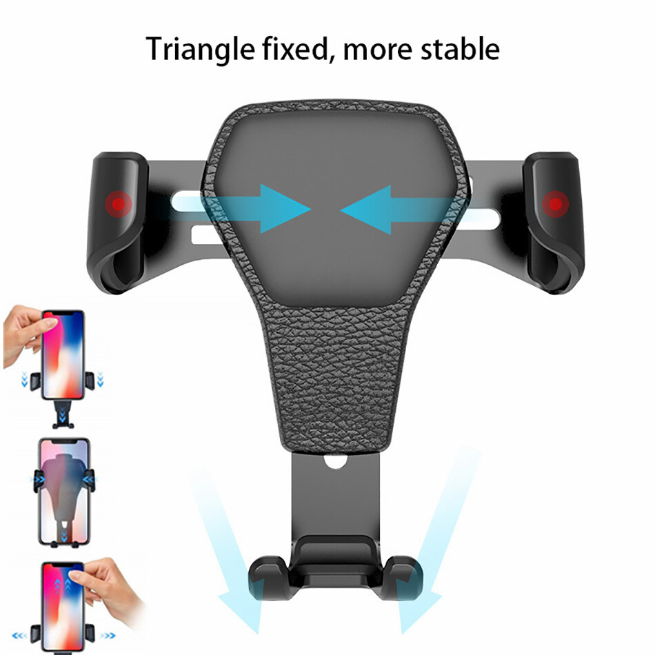 For Mobile Cell Phone Universal Gravity Car Holder Mount Air Vent Stand Cradle