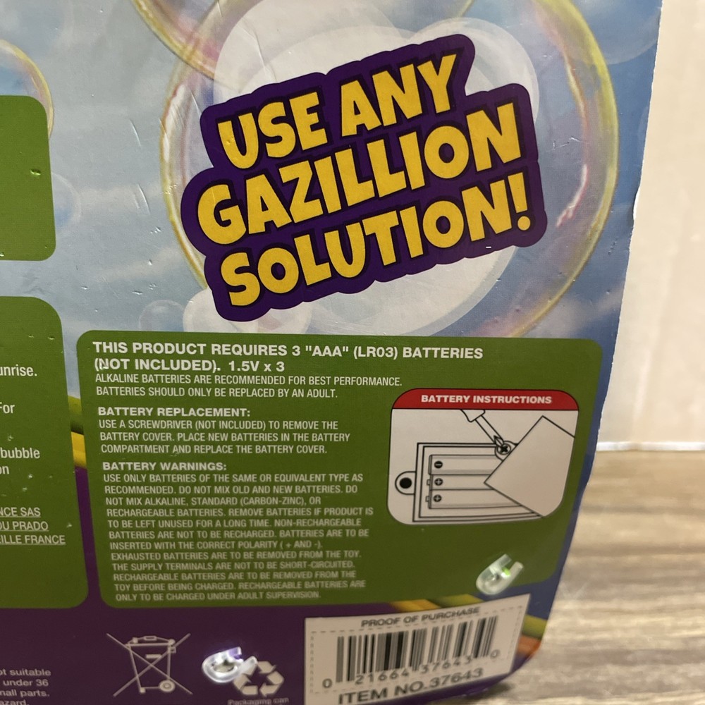 Vortech Wand Gazillion Bubbles Includes 4oz bubble solution C7